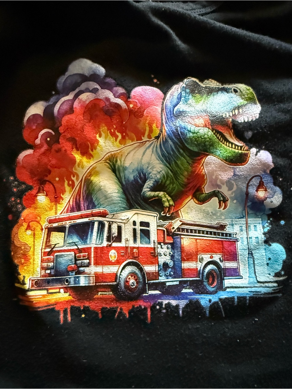Kids Dinosaur Shirt Lot | Size 3T/4T | 6 Pieces | Long Sleeve Tops - Picture 2 of 7